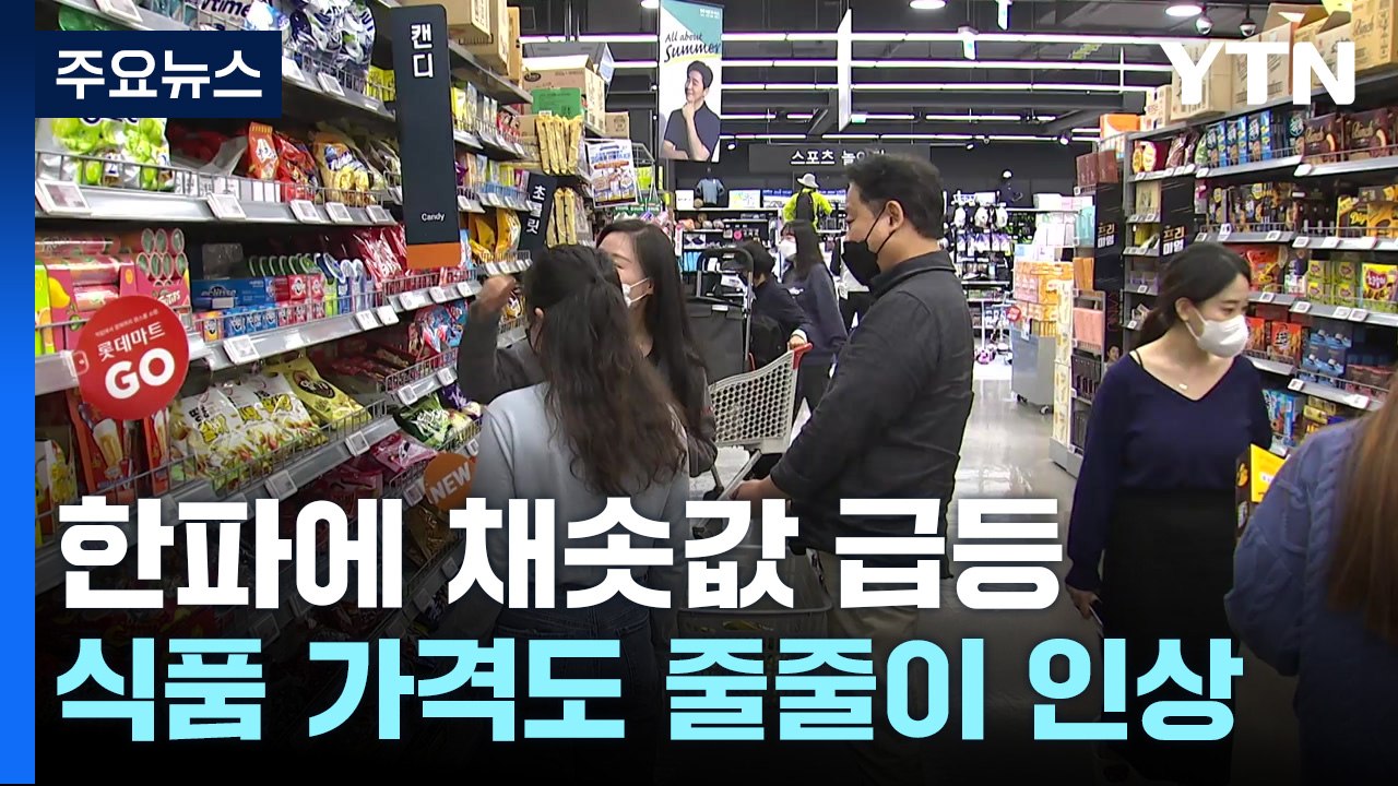 한파에 채솟값 급등...식품 가격도 줄줄이 인상 / YTN