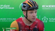 Saudi Tour 2023 - Dylan Groenewegen battu par Jonathan Milan sur la 2e étape mais il conserve son maillot vert de leader du classement général