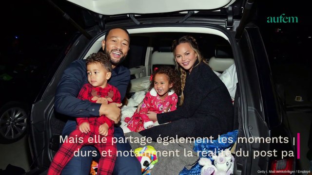 Chrissy Teigen montre sans tabou la réalité du post partum sur les réseaux sociaux