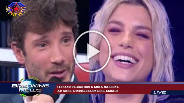 Stefano De Martino e Emma Marrone ad Amici, l'indiscrezione sul Serale