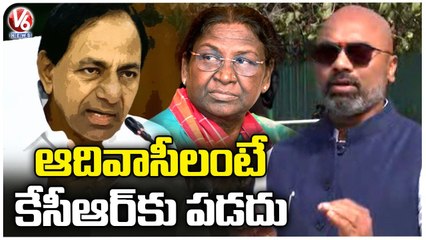 MP Arvind And Bandi Sanjay Questions Why BRS MPs Boycott President Draupadi Murmu Speech | V6 News