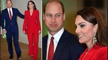 Kate Middleton dipinge la città di rosso con uno splendido completo scarlatto da 1.980 sterline all'