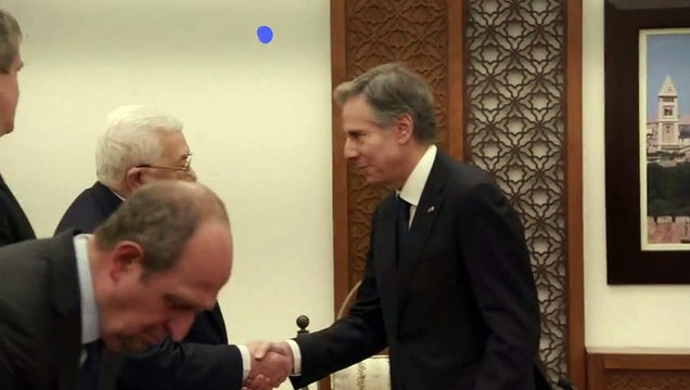 أنتوني بلينكن يلتقي محمود عباس في ختام جولة دبلوماسية مكثفة