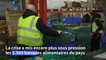 Royaume-Uni: l'une des plus grandes banques alimentaires du pays tourne à plein régime