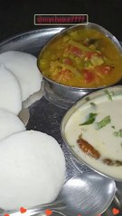 Idli sambhar chatni 