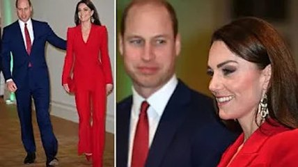 Catherine Princess Turns Heads in a Gorgeous scarlet £1,980 suit ll At a star-Studded Occasion.