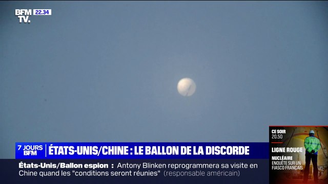 Ballon chinois: les États-Unis dénoncent un acte irresponsable de Pékin