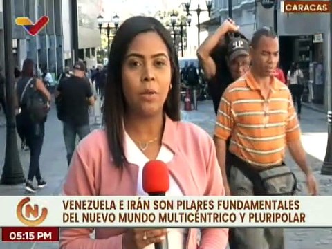 Caracas | Ciudadanos destacan importancia de las relaciones bilaterales entre Venezuela e Irán