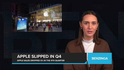 Apple Sales Dropped 5% In The 4th Quarter