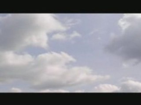 Vue du ciel, nuages rapide