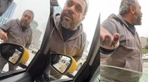 Ataşehir'de taksi şoförleri arasındaki durak tartışması kamerada 