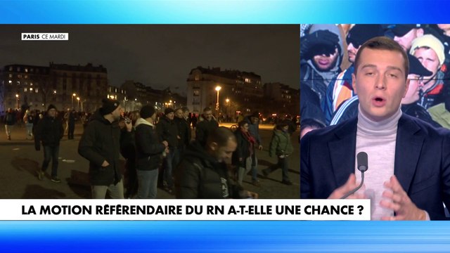 Jordan Bardella : «Nous pouvons ouvrir la voie à un référendum»