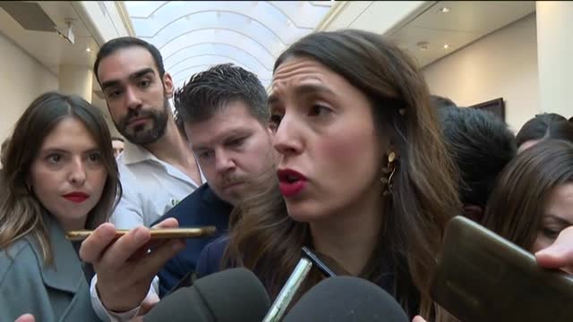 Irene Montero admite una discrepancia sobre el consentimiento con el PSOE a la hora de reformar la ley del 'solo sí es sí'