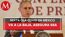 En México ya inició el descenso de la sexta ola de covid-19, informa López-Gatell
