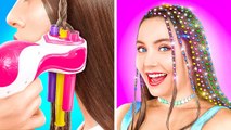 BEST BEAUTY GADGETS YOU NEED TO TRY || From Nerd to Beauty Queen! Fantastic Hair Ideas by 123 GO!