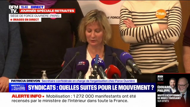 Retraites: l'intersyndicale annonce deux nouvelles journées de mobilisation le mardi 7 février et le samedi 11 février