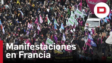 Dos millones de franceses se habrían movilizado contra la reforma de pensiones de Macron