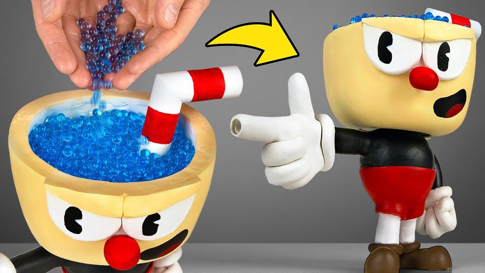 ⁣DIY Cuphead Character With A Secret