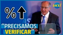 Geraldo Alckmin questiona juros altos no Brasil