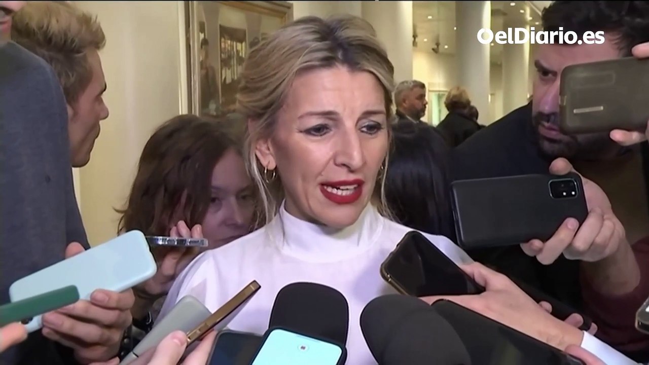 Yolanda Díaz asegura que el Gobierno trabaja "para alcanzar un acuerdo" sobre la reforma de la ley del 'solo sí es sí'