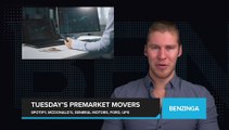 Tuesday’s Premarket Moves: Spotify, McDonald’s, General Motors, Ford, UPS