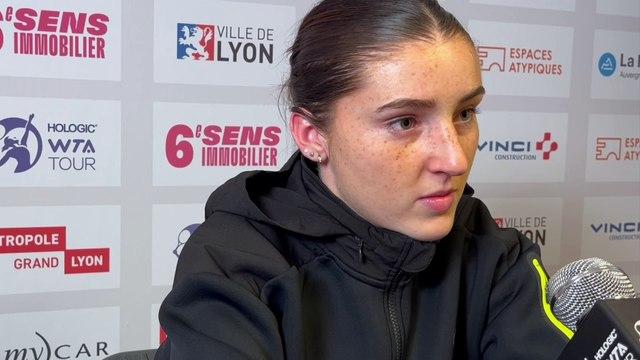 WTA - Open 6e Sens - lyon 2023 - Elsa Jacquemot : Déçue et triste de ne pas avoir eu de wild-card pour jouer en simple à Lyon et je n'ai pas trop envie d'en parler