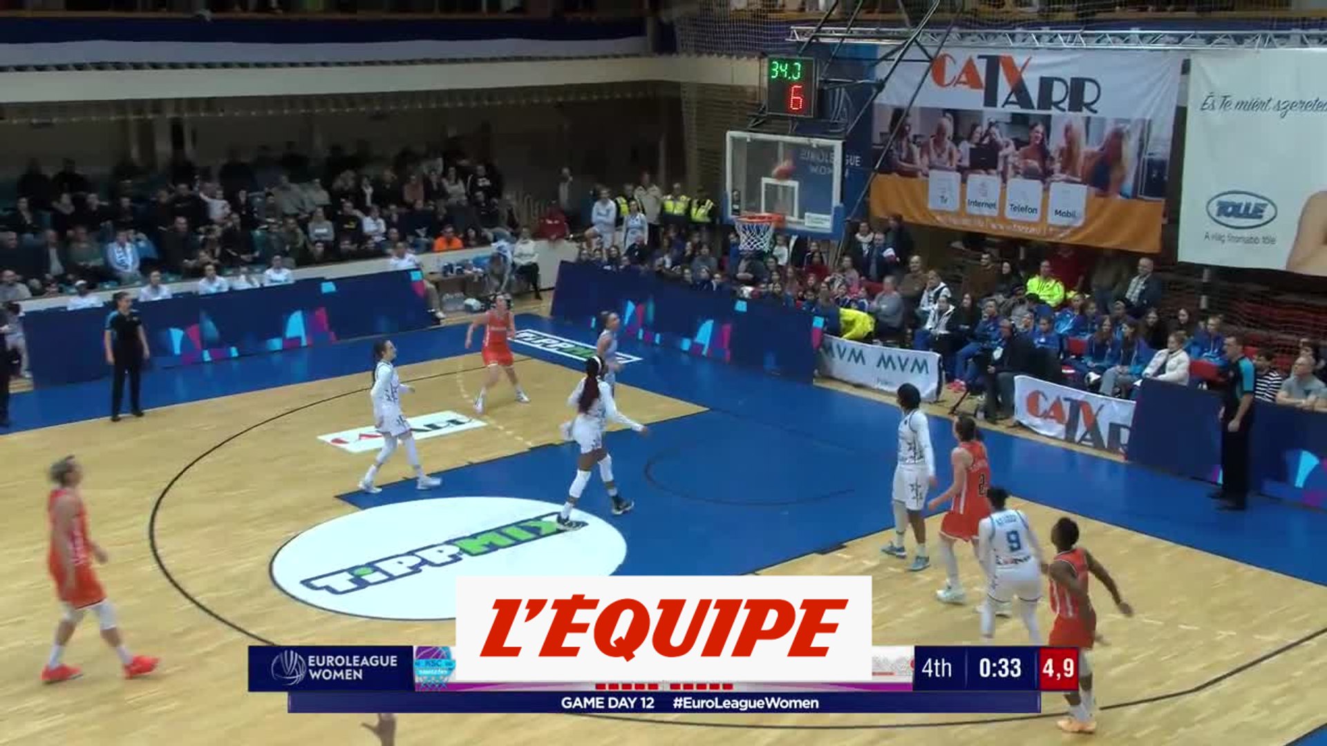 Le résumé de Szekszard - Bourges - Basket - Euroligue (F) - Vidéo  Dailymotion