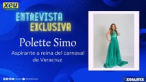 Polette Simo, aspirante a reina del Carnaval de Veracruz