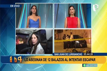 Terror en SJL: asesinan de al menos 8 disparos a un taxista dentro de su vehículo