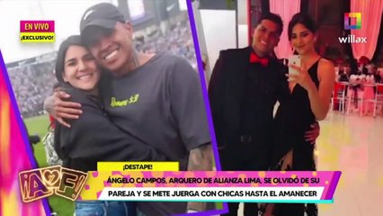 ngelo Campos arquero de Alianza Lima es ampayado en pollada nocturna y se olvida que tiene esposa e hijo