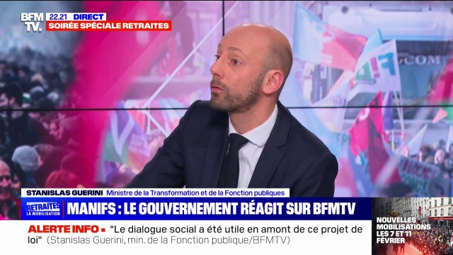 Retraites: pour Stanislas Guerini, le 49.3 n'est pas l'intention du gouvernement