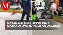 En Chiapas, asesinan a una persona mientras viajaba en su motocicleta