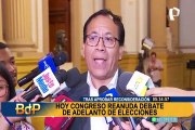 Adelanto de elecciones: Congreso posterga debate del proyecto para las 4:00 p. m.