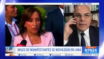 “Los reclamos en Perú son de índole político”: expresidente del Tribunal Constitucional peruano