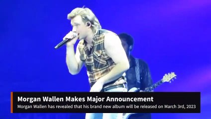 Morgan Wallen new album 'One Thing At A Time'