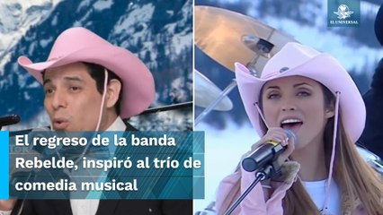 “Ya estamos bien viejitos”, los 3 tristes tigres parodian “Sálvame” de RBD