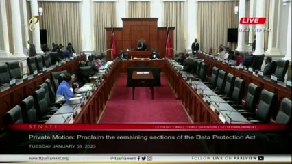 MOTION TO PROCLAIM REST OF DATA PROTECTION ACT