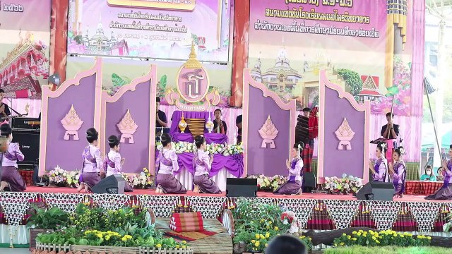 เขาพระนอนวิทยาคม กาฬสินธุ์ แข่งขันวงดนตรีพื้นเมือง โปงลาง