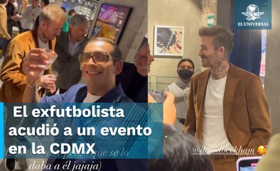 El Capi Pérez brinda con David Beckham: “Es más hermoso de lo que te imaginas”
