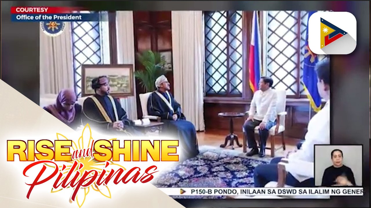 Credentials ng Oman at Canada envoys, tinanggap na ni Pres. Ferdinand R. Marcos Jr.