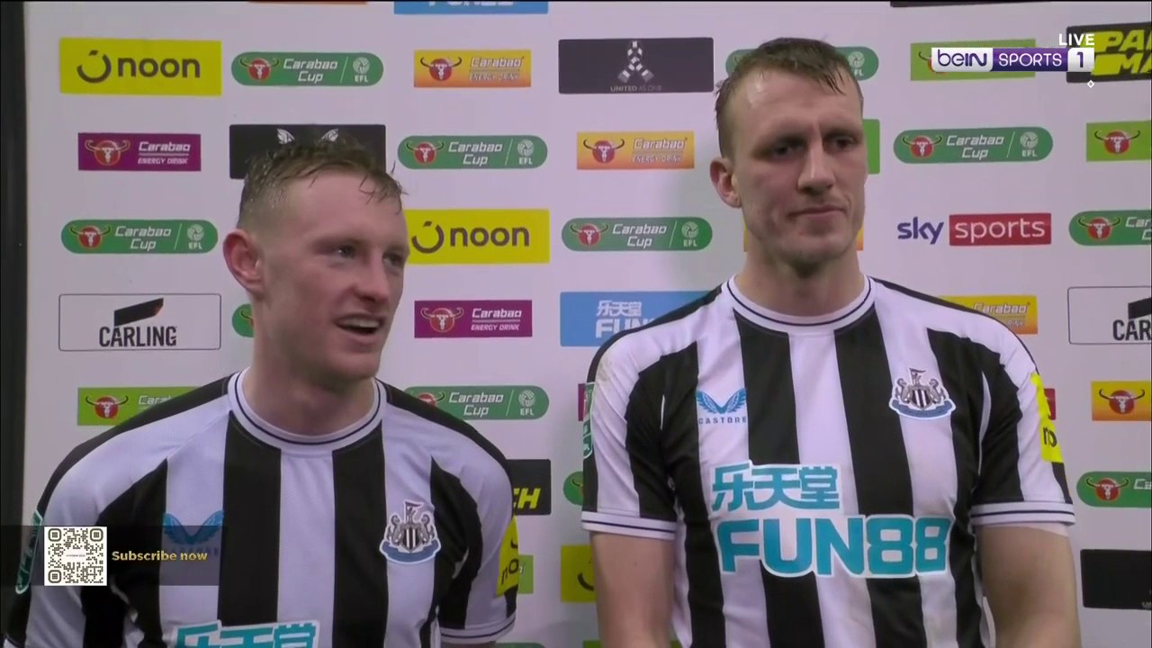 Longstaff and Burn reflect on a famous night at St James' park
