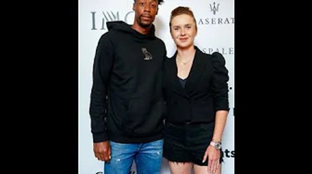 Les deux joueurs de tennis Gaël Monfils et Elina Svitolina se sont mariés