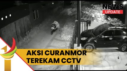 TEREKAM CCTV !! Pelaku Bawa Kabur Motor Curian Dengan Mobil Pikap