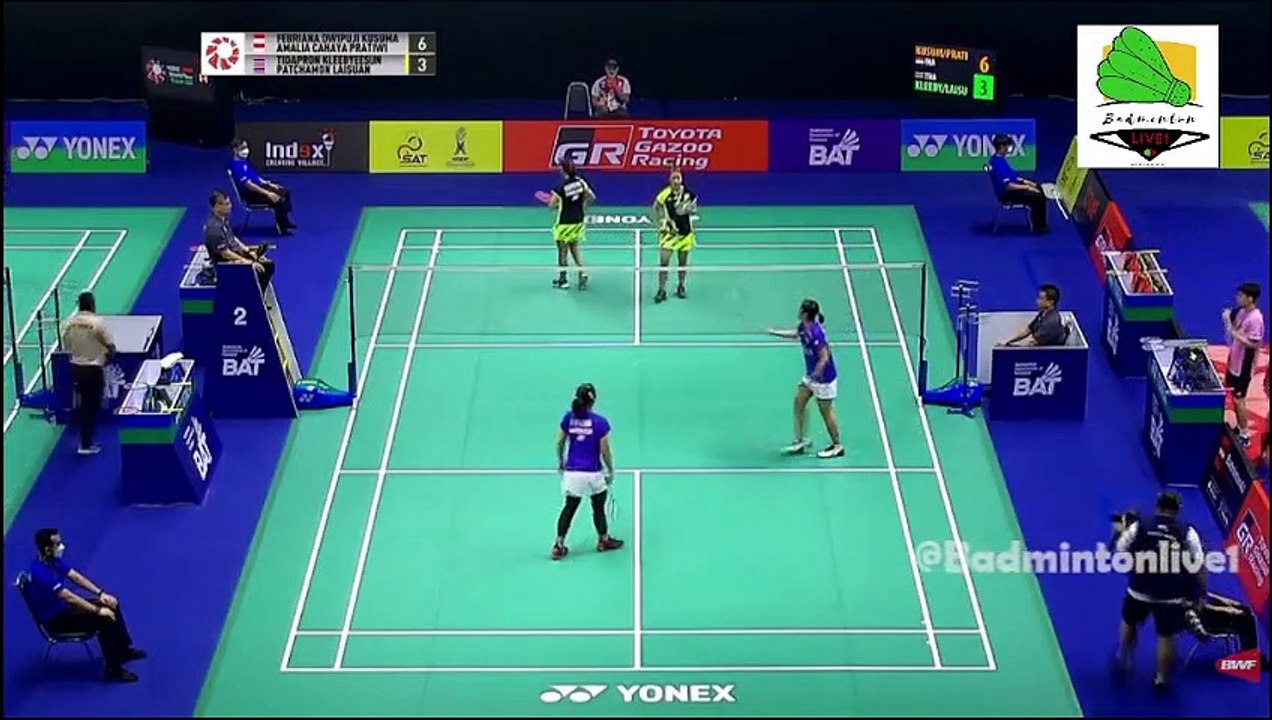 Febriana Dwipuji Kusuma/Amalia Cahaya Pratiwi vs Tidapron KLEEBYEESUN/Patchamon LAISUAN | R32 | Thailand Masters 2023