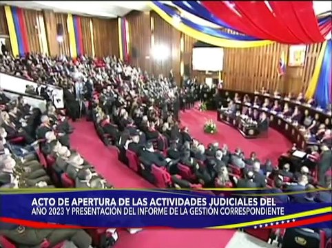 Pdte. Nicolás Maduro lidera Acto de Apertura de las Actividades Judiciales del año 2023