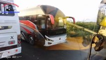 Road block in Pakistan || Bus travel || Yutong Nova Bus || Daewoo Bus || Sleeper Bus || Higer Bus