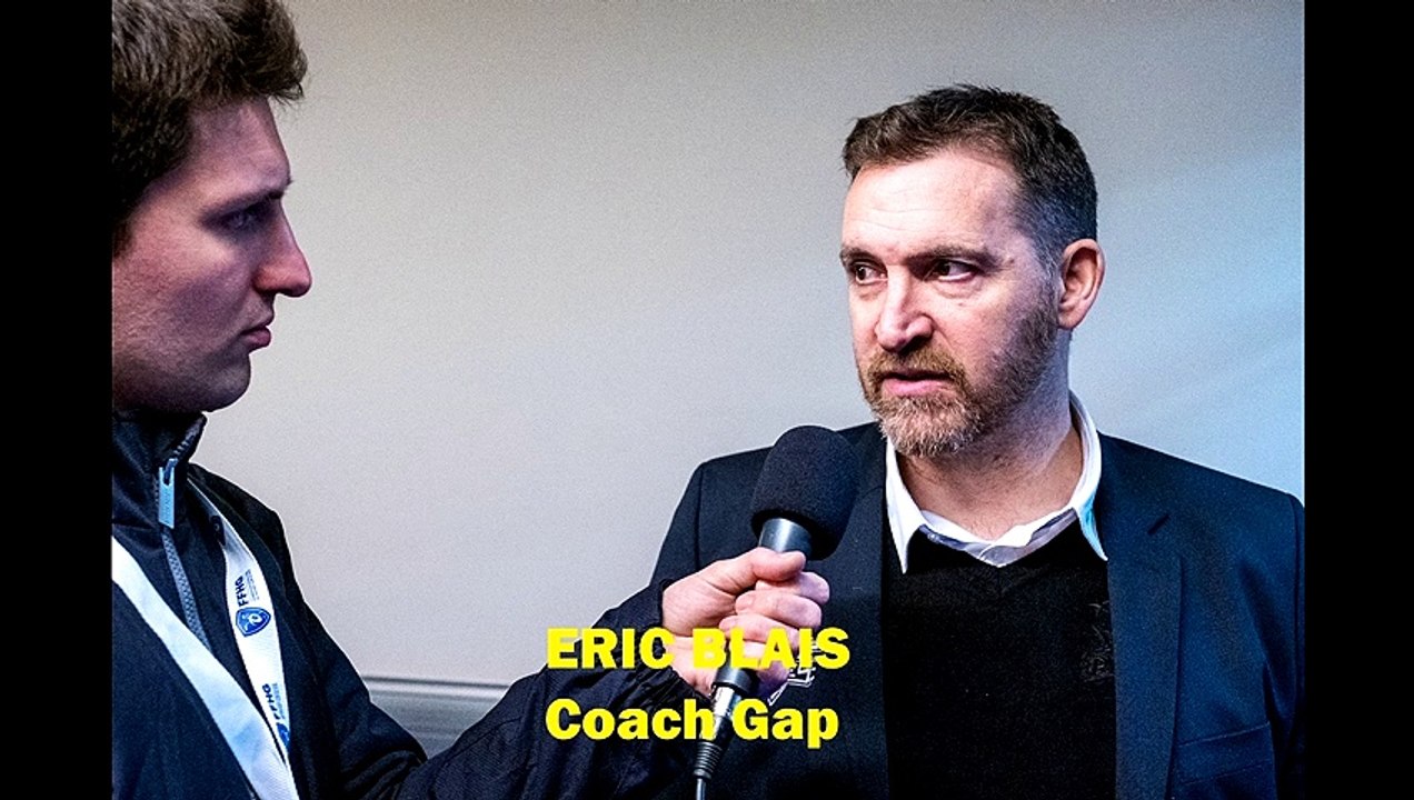 FRA - Hockey sur glace ITW Eric Blais Coach de Gap, 29/01/2023 (Finale Coupe de France – Gap VS Grenoble)