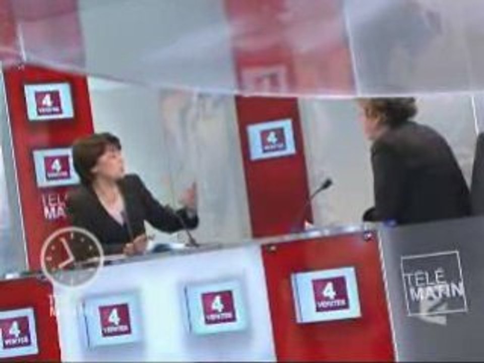 Martine Aubry aux 4 Vérités