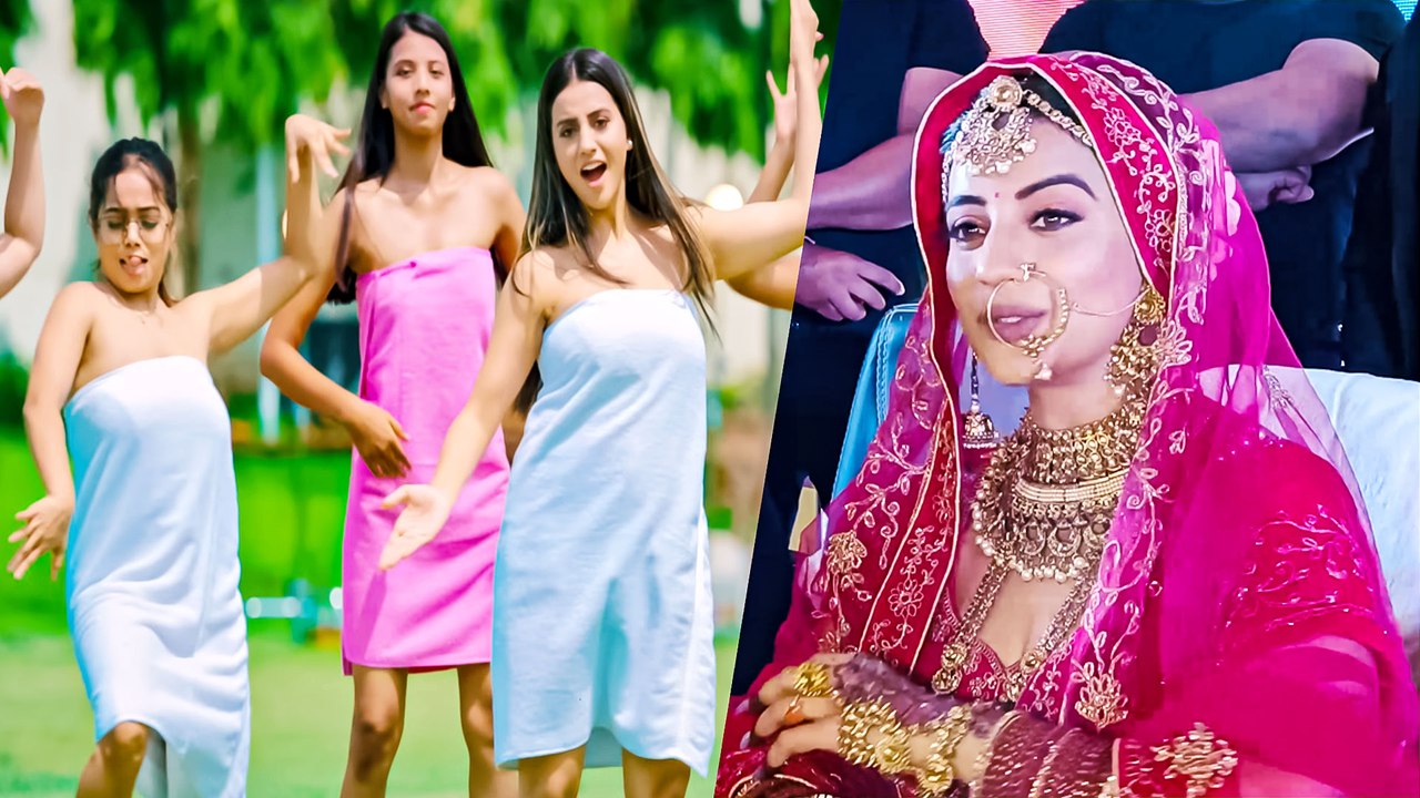 अक्षरा सिंह शादी के जोड़े में पहुंची, अपने नए गाने को लेकर की बात