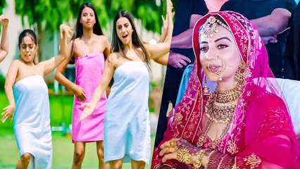 अक्षरा सिंह शादी के जोड़े में पहुंची, अपने नए गाने को लेकर की बात